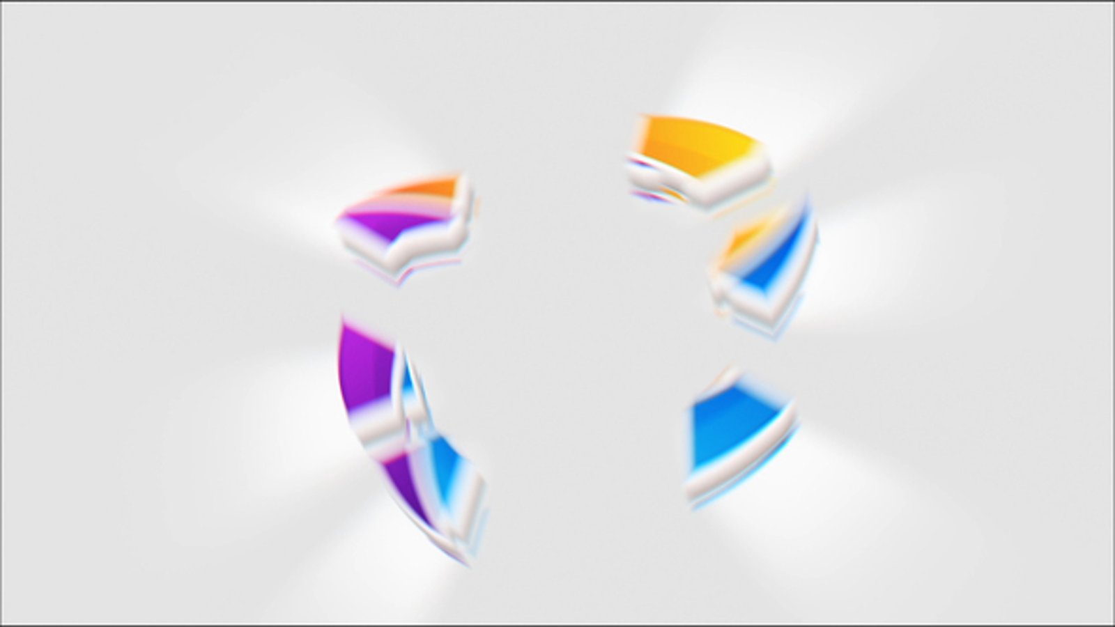 Abstract Fluid Logo Reveal with Colorful Elements, Logo Stings ft. logo